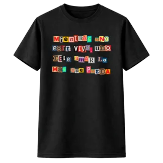 CAMISETA BAD BUNNY MENSAJE
